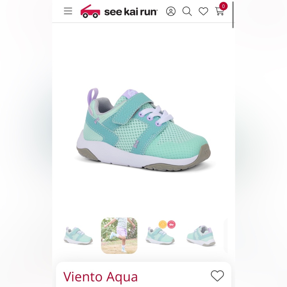 See Kai Run Viento Aqua Sneakers